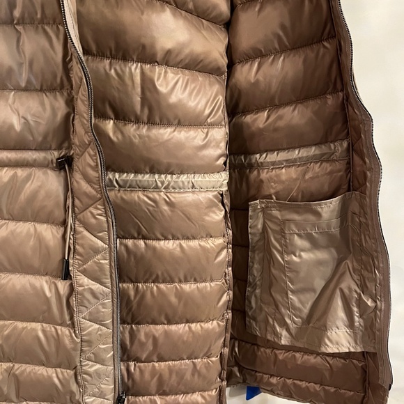 KENNETH COLE BROWN WOMENS HOODED QUILTED LINED  PUFFER JACKET SIZE LARGE *NWT* - Picture 11 of 14